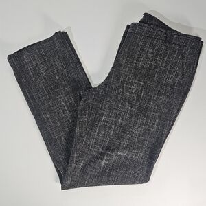New York & Company Dress Pants Womens 8 Gray Stretch Straight Leg Career Bottoms